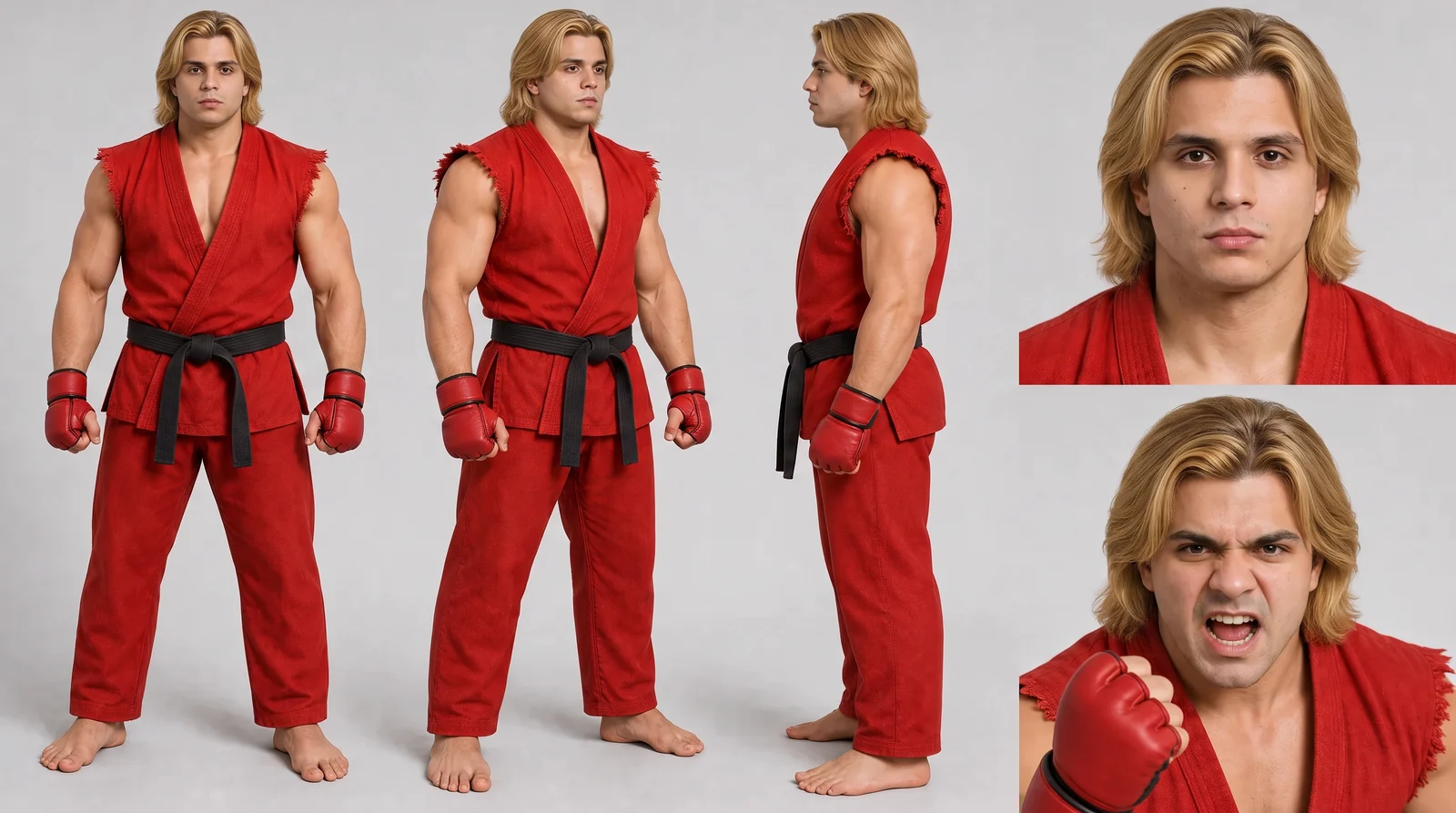Model sheet do Paulinho o Loko como Ken